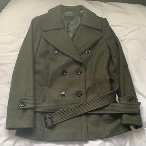 Olive Banana Republic Peacoat size Medium